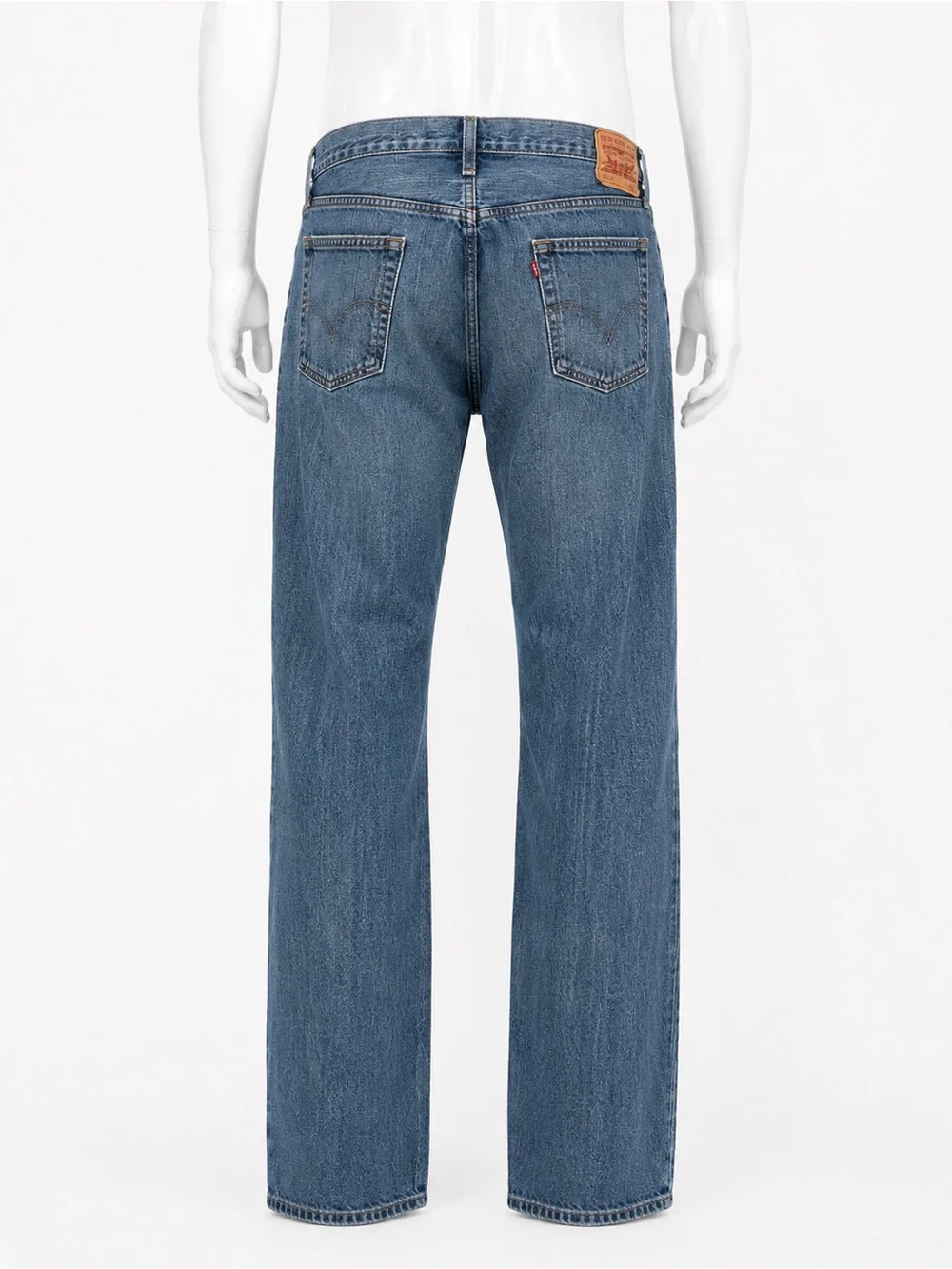 Levi’s 529 Medium Wash Low Rise Straight Jeans
